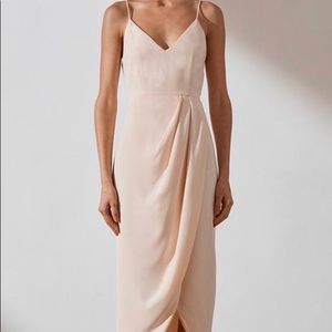 Shona Joy Core Cocktail Dress Nude